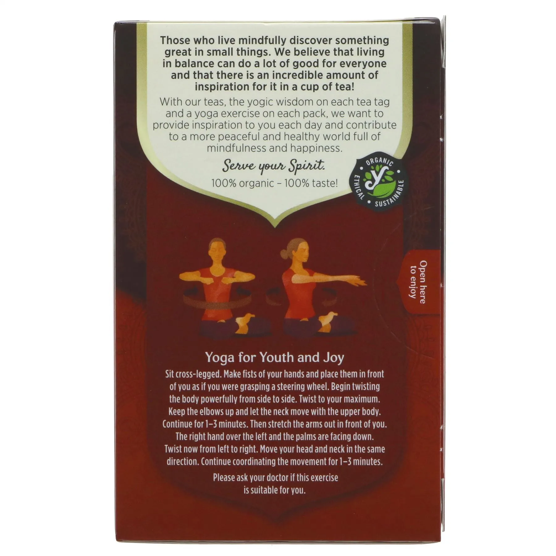 Yogi Tea | Maca Chai - Maca, Cinnamon, Cloves | 17 bags