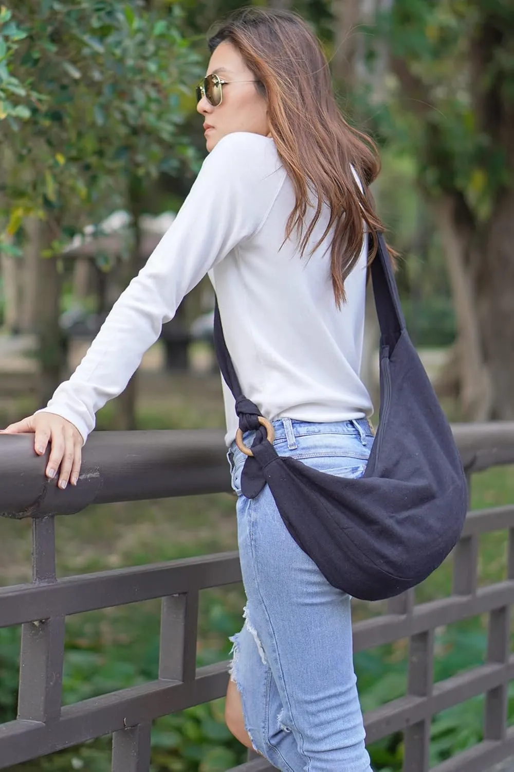 YOUR COZY Women's Crossbody Handbags Hippie bag Hobo Bags for Women Shoulder Sling Bag Hippie Tote Bag Hippie Purse