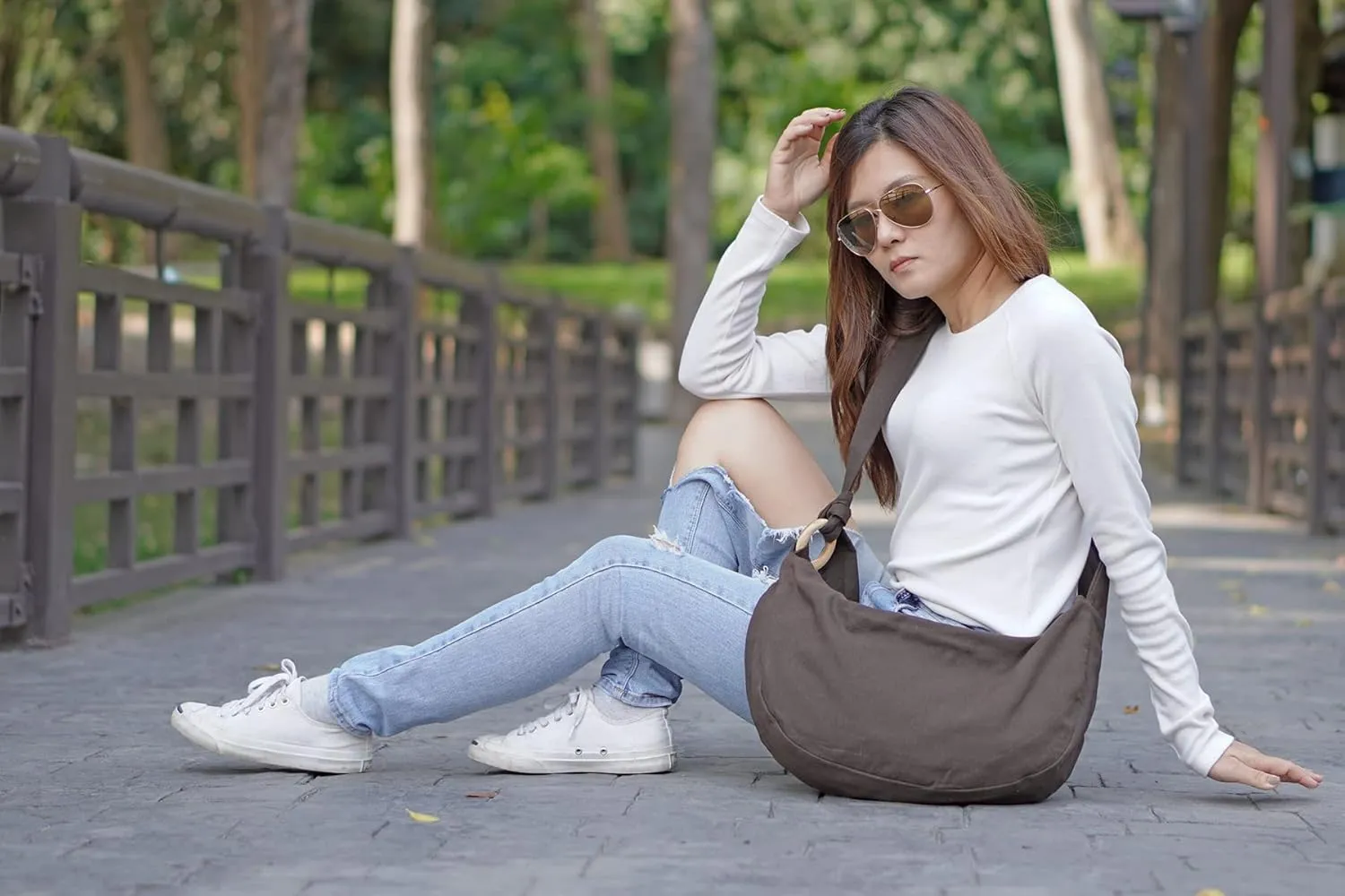 YOUR COZY Women's Crossbody Handbags Hippie bag Hobo Bags for Women Shoulder Sling Bag Hippie Tote Bag Hippie Purse