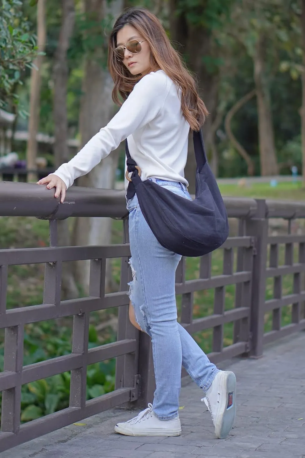 YOUR COZY Women's Crossbody Handbags Hippie bag Hobo Bags for Women Shoulder Sling Bag Hippie Tote Bag Hippie Purse