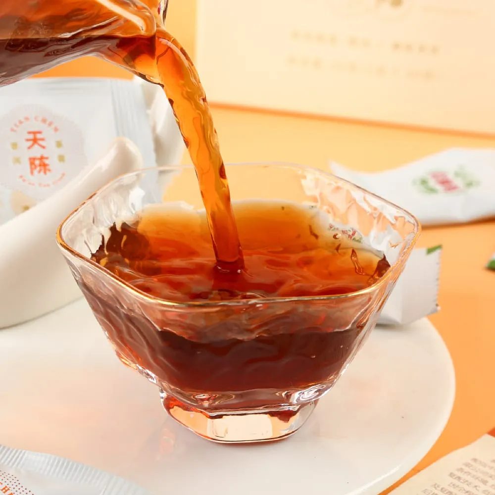 Yun Pu Fa Tian Chen Pu'er Tea Cream - Portable Pack, 0.5g*28 Bags
