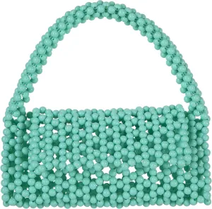 YUSHINY Candy Color Acrylic Beaded Hollow Handbag Evening Clutch Triangle Bags for Wedding Party