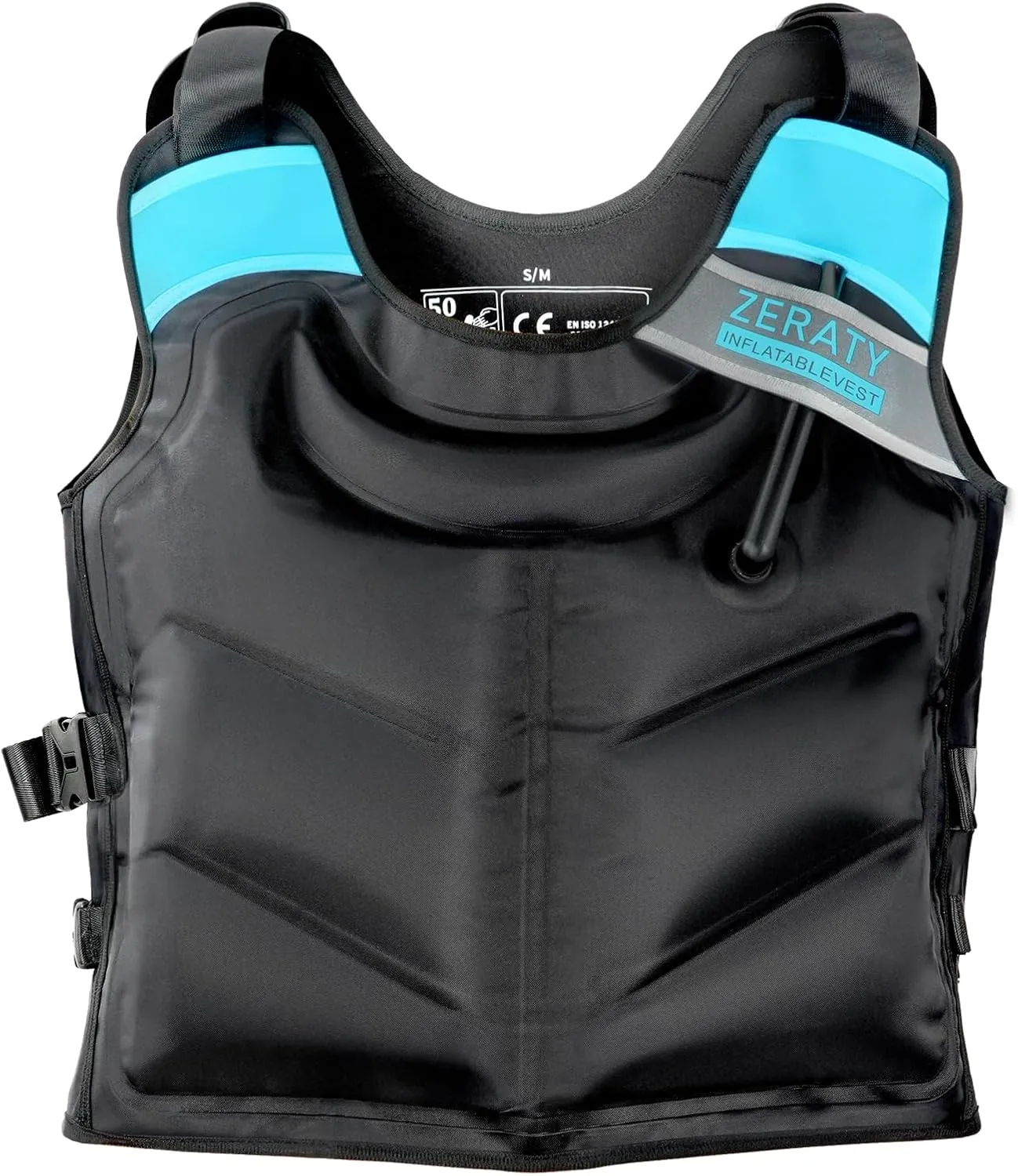 Zetary Inflatable Snorkel Vest - Portable Snorkel Jacket for Adults 90-220 lbs, Lightweight Buoyancy Aid with Quick Inflation, Ideal for Swimming Boating Paddleboarding Water Sports